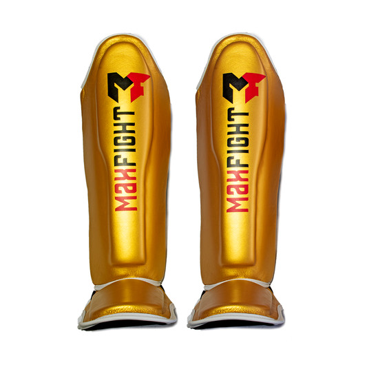 ESPINILLERAS MF LEATHER PRO - GOLD